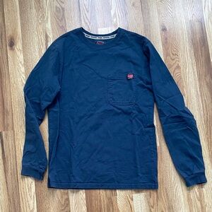 Wrangler Dark Blue Long Sleeve Tee